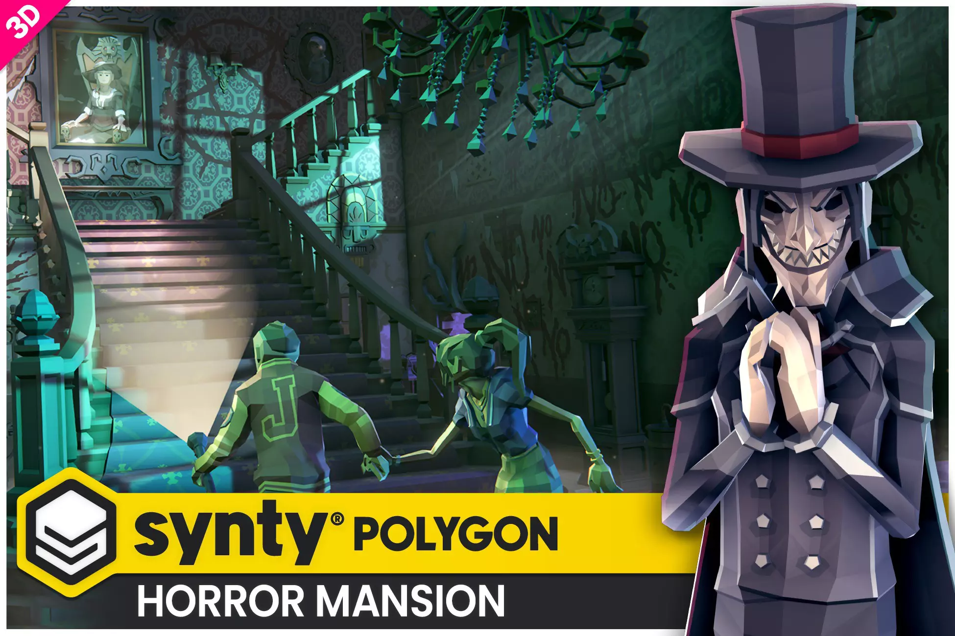 POLYGON - Horror Mansion Pack - Art by Synty